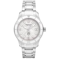 Zegarek damski Montblanc 1858 Iced Sea Automatic Date 0 Oxygen automatyczny 38mm