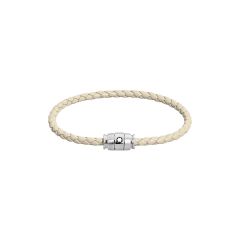 Bransoletka Montblanc Meisterstück 3 stalowe pierścienie Beige 19,5cm