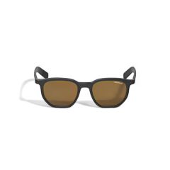 Okulary przeciwsłoneczne Montblanc w kwadratowym kształcie z czarną oprawką z octanu