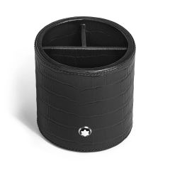 Przybornik na pióra Montblanc skóra Croco black
