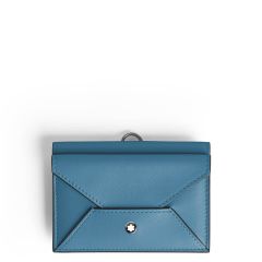 Wizytownik Montblanc Soft card holder 4cc smoky blue