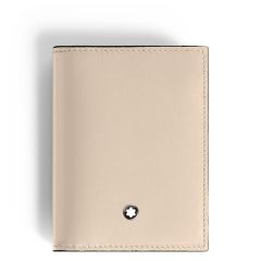 Wizytownik Montblanc Meisterstück card holder 4cc beżowy