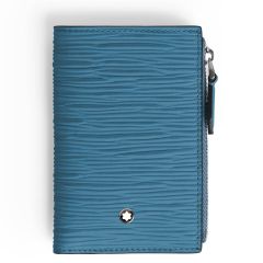 Portfel Montblanc 4810 mini 6cc smoky blue
