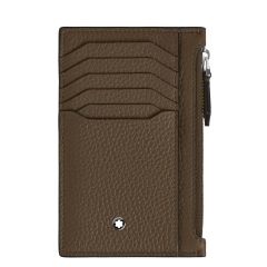 Wizytownik Montblanc Grain Card Holder 8cc z zamkiem błyskawicznym