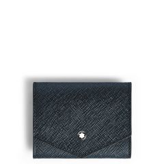 Portmonetka na monety Montblanc Sartorial tweed Blue