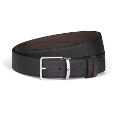 Pasek do spodni Montblanc dwustronny black/ebony 35 mm