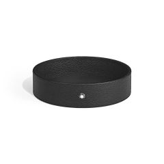 Okrągła taca na biurko Montblanc in Grain Leather large