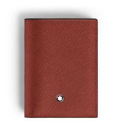 Portfel Montblanc Sartorial mini 4cc red oak
