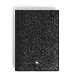 Etui na paszport Montblanc Grain black