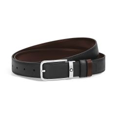 Pasek do spodni Montblanc Sartorial dwustronny black/ebony 30 mm