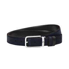 Pasek do spodni Montblanc dwustronny blue/black 30 mm