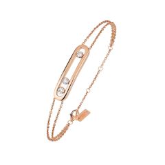 Bransoletka Messika Move Classique różowe złoto diamenty 18,5 cm