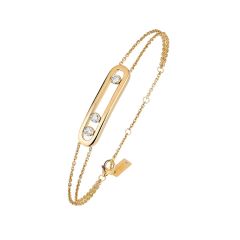 Bransoletka Messika Move Classique żółte złoto diamenty 18 cm