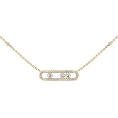Naszyjnik Messika Move Classique żółte złoto diamenty 45 cm