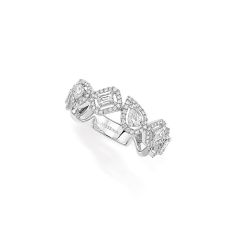 Pierścionek Messika My Twin białe złoto rozmiar 13