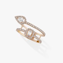 Pierścionek Messika My Twin różowe złoto rozmiar 9