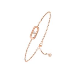 Bransoletka Messika Cares różowe złoto diament 18cm