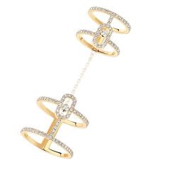 Pierścionek Messika Move Uno żółte złoto diamenty rozmiar 14