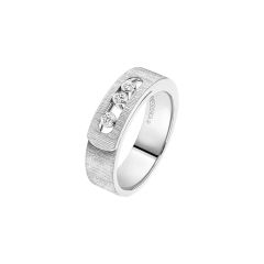 Pierścionek Messika Move Noa Ciselé białe złoto diamenty rozmiar 14