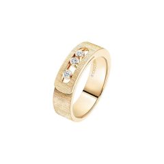 Pierścionek Messika Move Noa Ciselé żółte złoto diamenty rozmiar 13