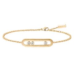 Bransoletka Messika Move Classique Ciselé żółte złoto diamenty 18 cm