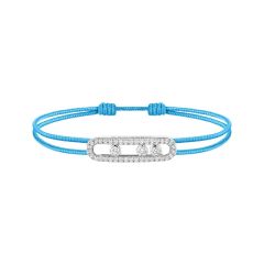 Bransoletka Messika Cares białe złoto diamenty rozmiar od 13,5 do 21,5 cm