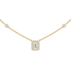 Naszyjnik Messika Joy żółte złoto diamenty 55cm