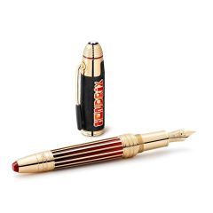 
Montblanc Limited Edition 1942 - hołd złożony jednemu z największych muzyków XX wieku, Jimiemu Hendrixowi. Inspiracją dla pióra była okładka albumu &quot;Electric Ladyland&quot;. Złoty klips zarysowuje kształt dźwigni vibrato gitary elektrycznej, a na piórku znaj