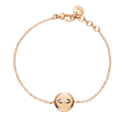 Bransoletka Pomellato Pom Pom Dot różowe złoto diamenty Turkus L