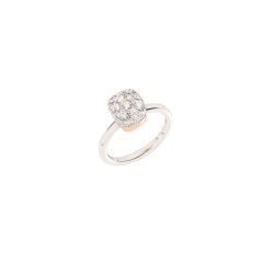 Pierścionek Pomellato Nudo Solitaire złoto diamenty rozmiar 16