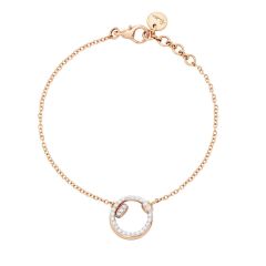 Bransoletka Pomellato Together różowe złoto diamenty 17cm