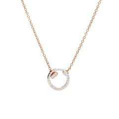 Naszyjnik Pomellato Together różowe złoto diamenty 42cm