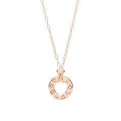 Naszyjnik Pomellato Iconica różowe złoto diamenty rozmiar 38, 40, 42 cm