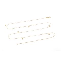 Naszyjnik Roberto Coin Love By the Yard żółte złoto 80 cm