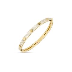 Bransoletka Roberto Coin Love in Verona żółte złoto diamenty L