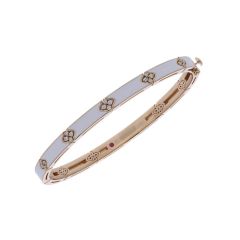 Bransoletka Roberto Coin Love in Verona różowe złoto diamenty L 48X58