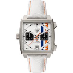 Zegarek męski TAG Heuer Monaco Chronograph x Gulf Limited Edition automatyczny 39mm