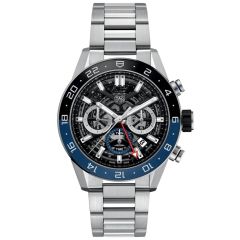 Zegarek męski TAG Heuer Carrera Chronograph Twin-Time automatyczny 45mm