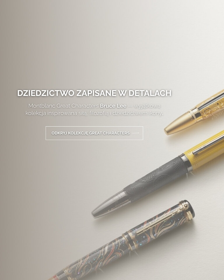 Pióra Montblanc z kolekcji Great Characters Homage to Bruce Lee
