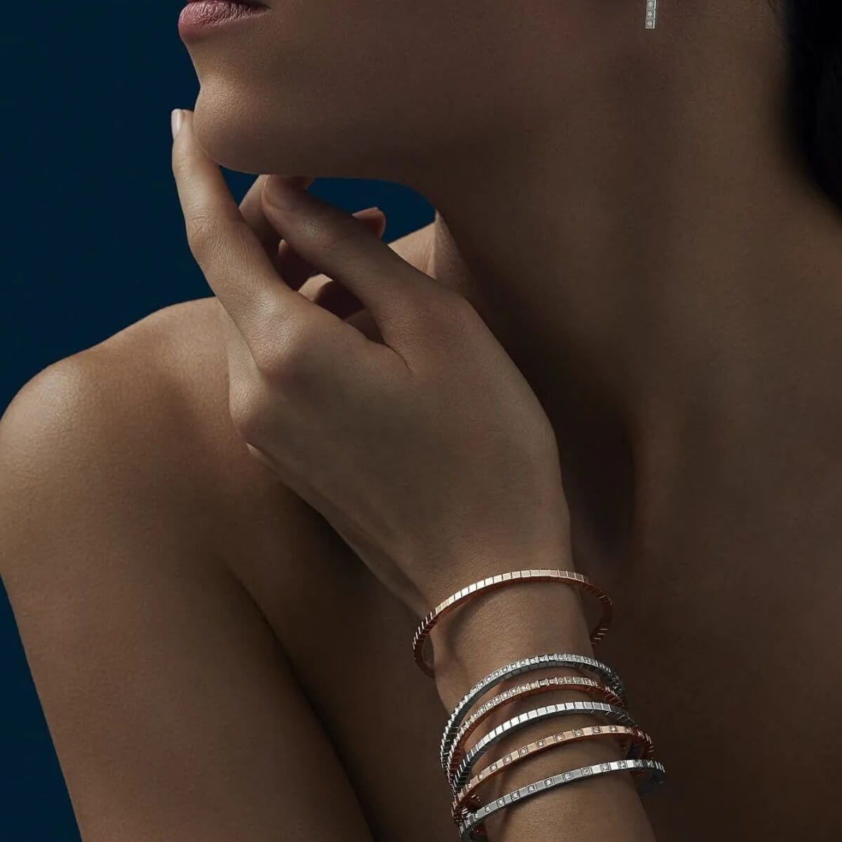 Bransoletka Chopard Ice Cube z różowego złota