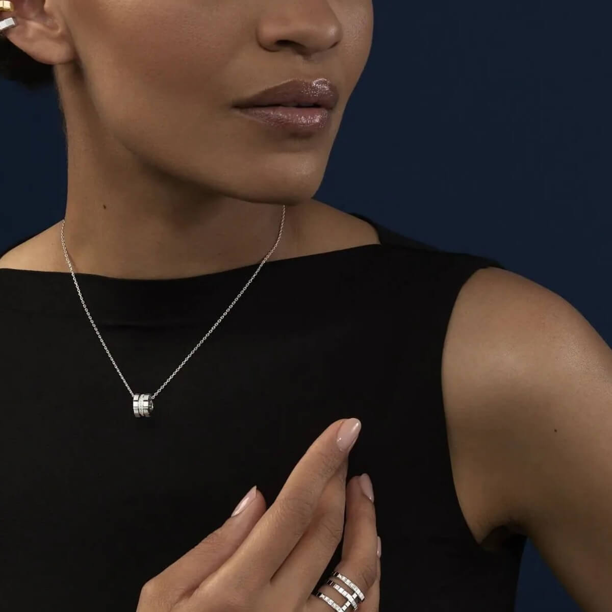 Kolczyk Chopard Ice Cube z żółtego złota