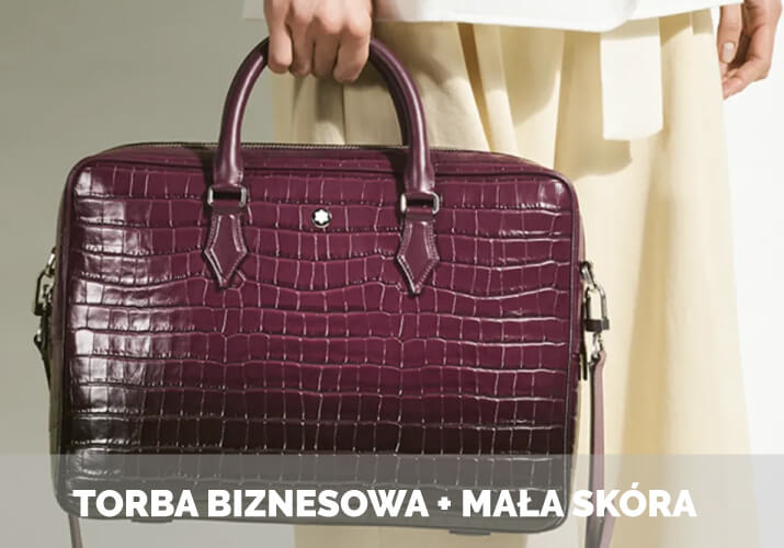 Zestaw torba biznesowa + mały artykuł skórzany